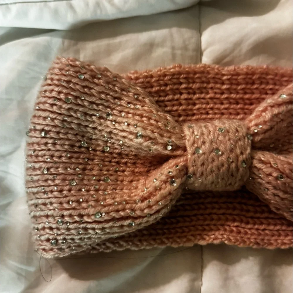 Torrid Blush Sequin Knit Headband